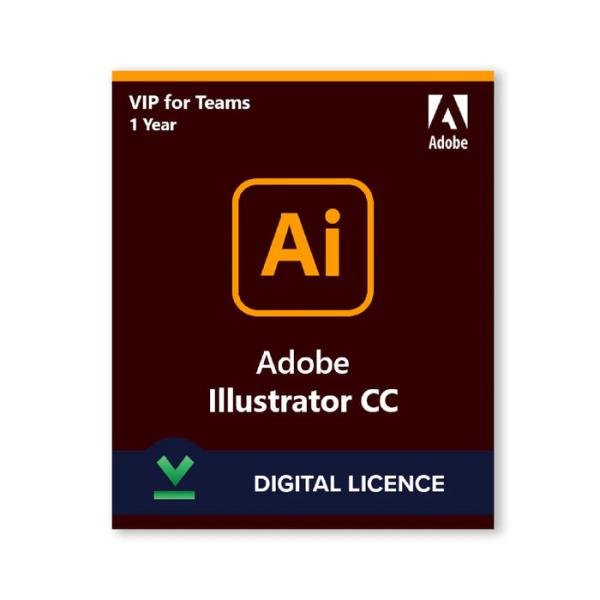 Adobe Illustrator CC VIP | 1 Year | Digital Licence