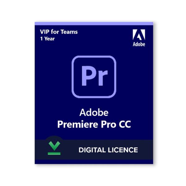 Adobe Premiere Pro CC VIP | 1 Year | Digital Licence